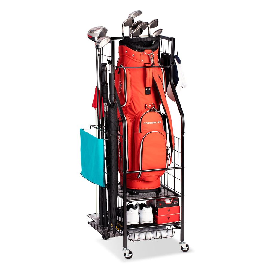 Golf Equipment Organizer For Garage - Bags Storage Garage Organizer Golf Bag