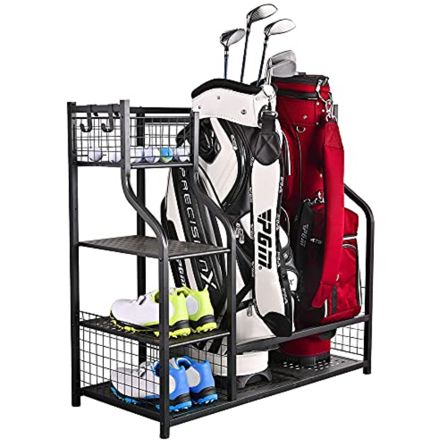 Golf Bag Garage Storage Organi - Golf Equipment Organizer For Garage incelemesi ve fiyatı