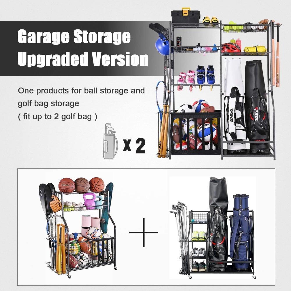 Garage Sports Equipment Storag - Golf Equipment Organizer For Garage incelemesi ve fiyatı