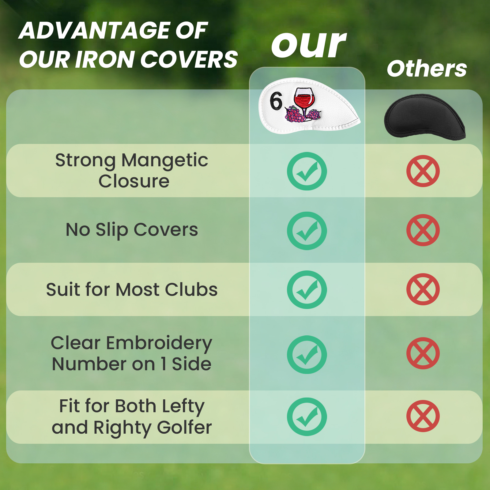 Magnetic Golf Club Head Covers - Golf Equipment Deals incelemesi ve fiyatı