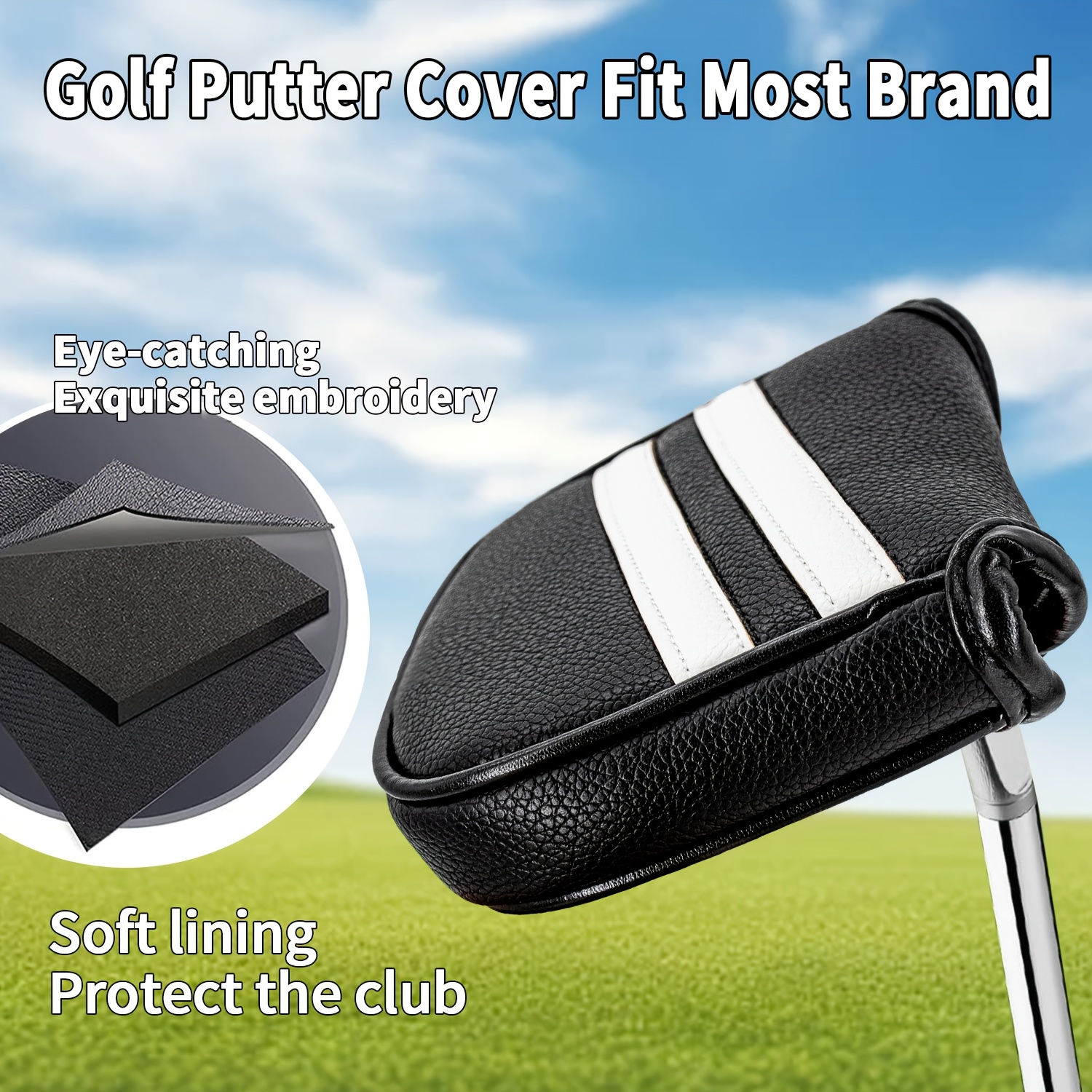 1pc Double Bar Stripes Style G - Golf Equipment Deals incelemesi ve fiyatı