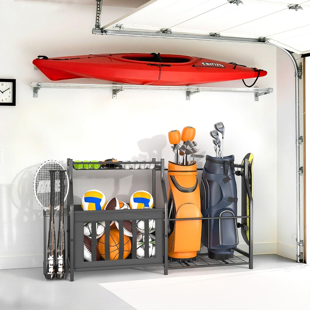 Garage Sports Equipment Organi - Golf Equipment Organizer For Garage incelemesi ve fiyatı