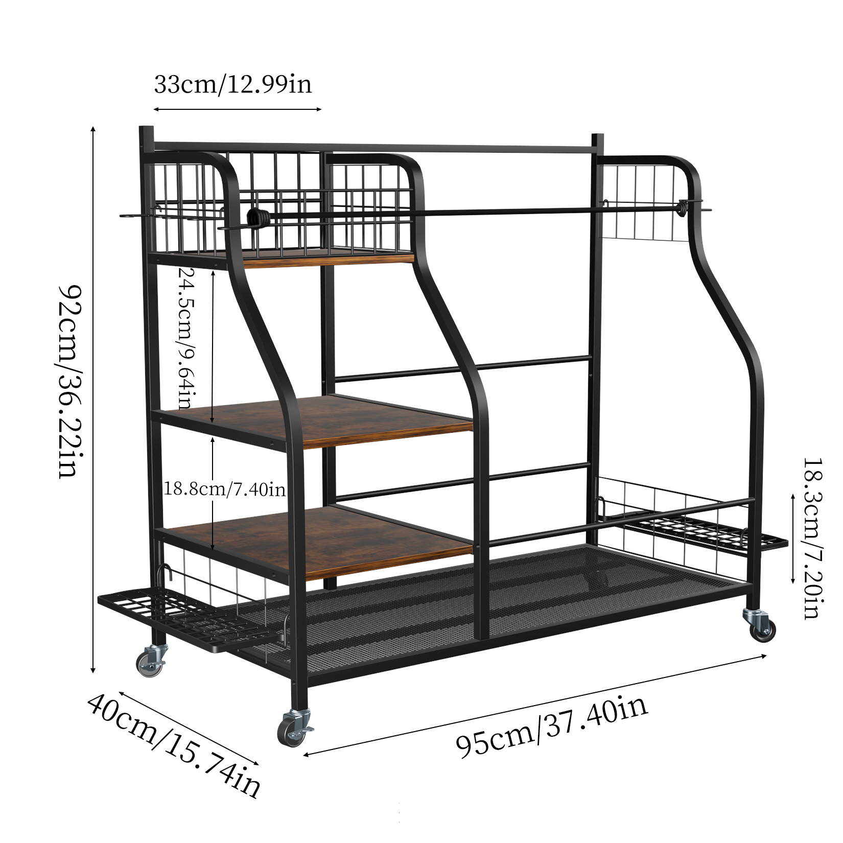 Rolling Golf Storage Rack Gara - Golf Equipment Organizer For Garage incelemesi ve fiyatı