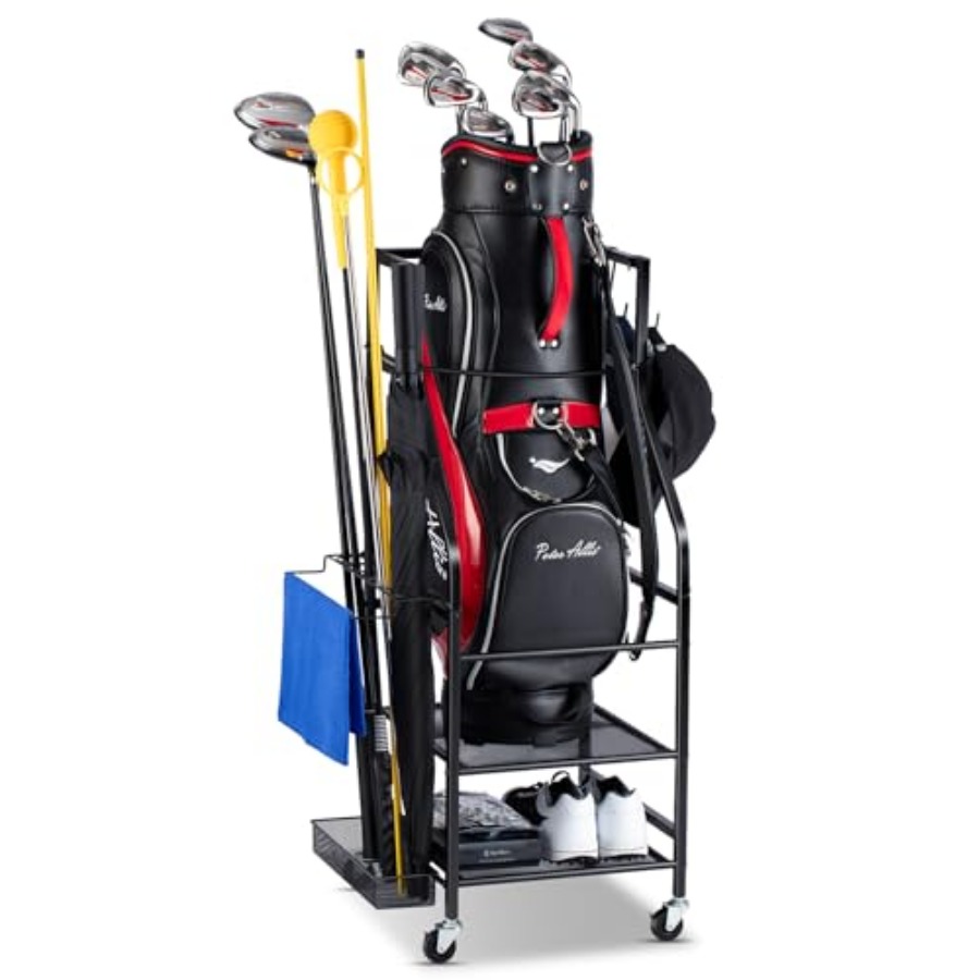 Golf Bags Storage Garage Organ - Golf Equipment Organizer For Garage incelemesi ve fiyatı