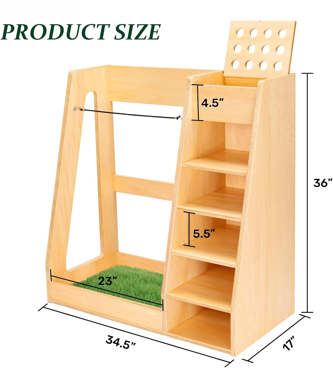 Premium Birch Plywood Golf Bag - Golf Equipment Organizer For Garage incelemesi ve fiyatı