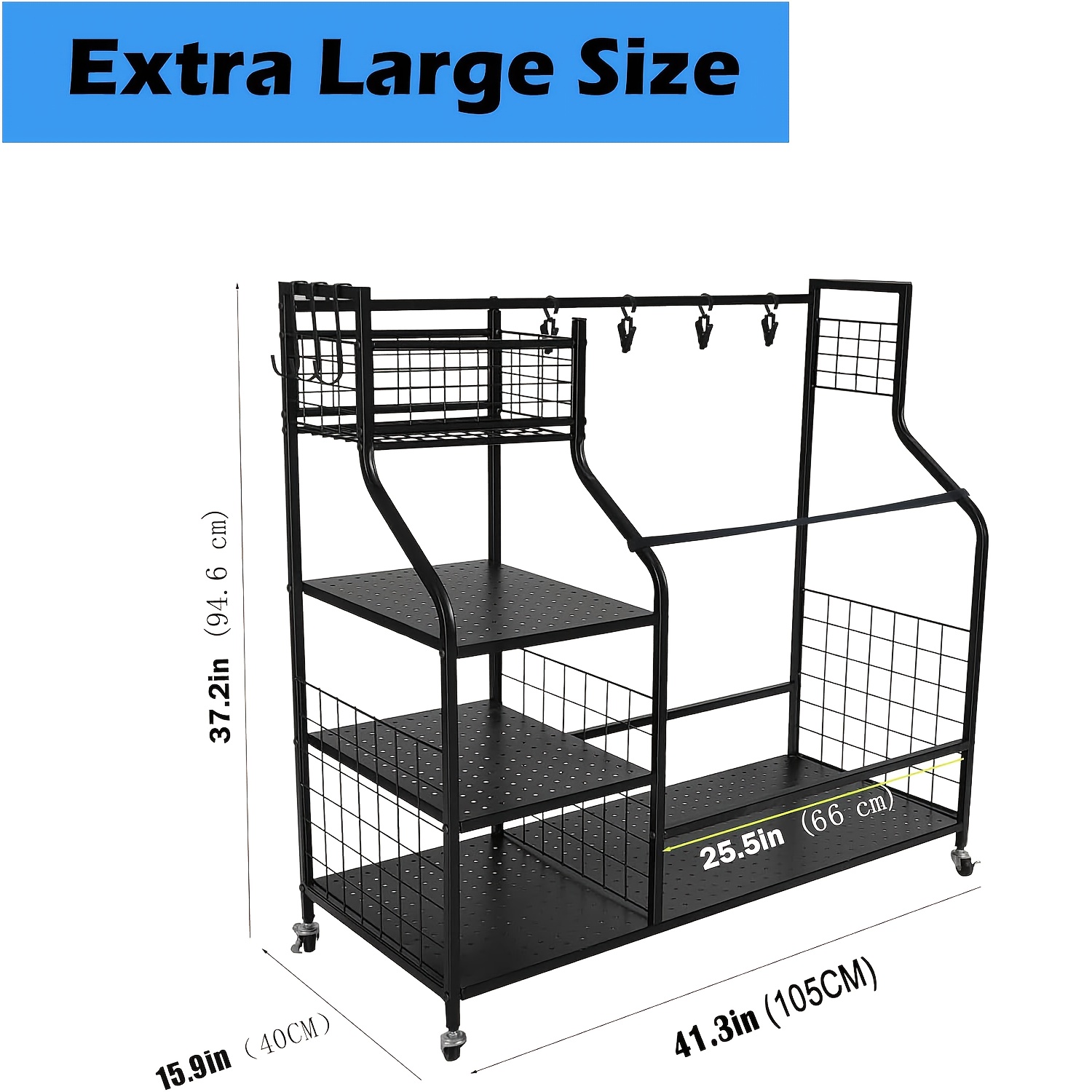 Golf Storage Rack Golf Bag Org - Golf Equipment Organizer For Garage incelemesi ve fiyatı