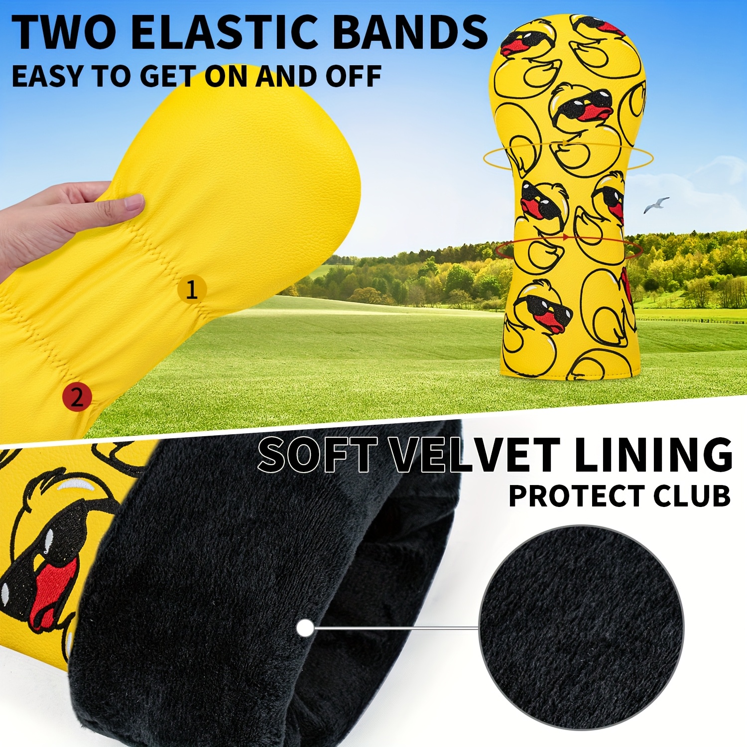 Adorable Yellow Duck-Themed Go - Golf Equipment Deals incelemesi ve fiyatı
