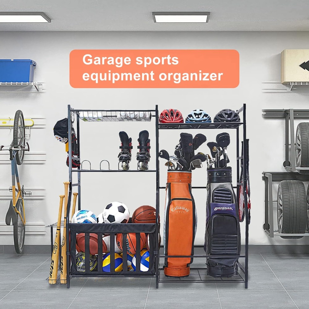 Sports Equipment Organizer, Go - Golf Equipment Organizer For Garage incelemesi ve fiyatı