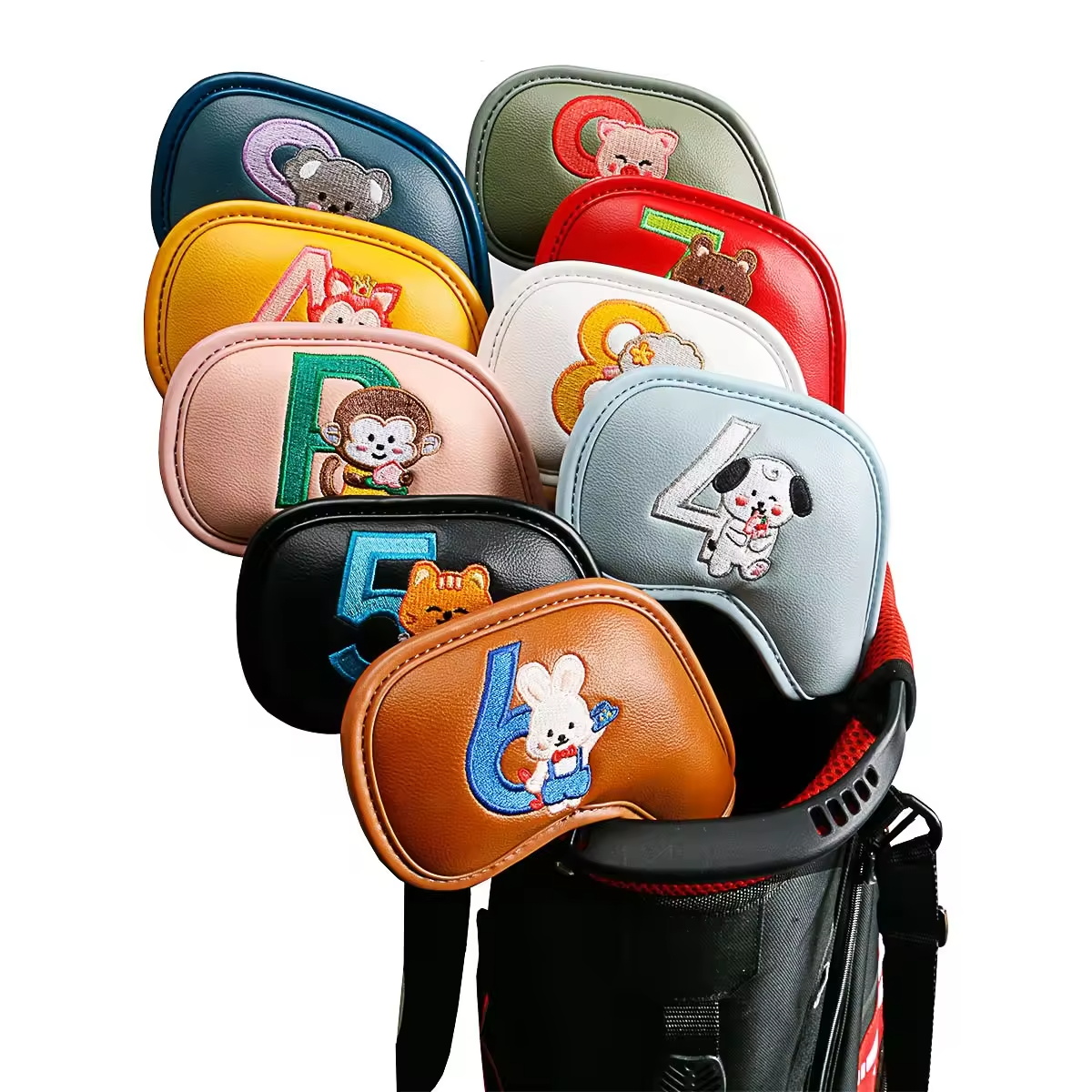 9Pcs Cute Cartoon Animal Golf  - Golf Equipment Deals incelemesi ve fiyatı