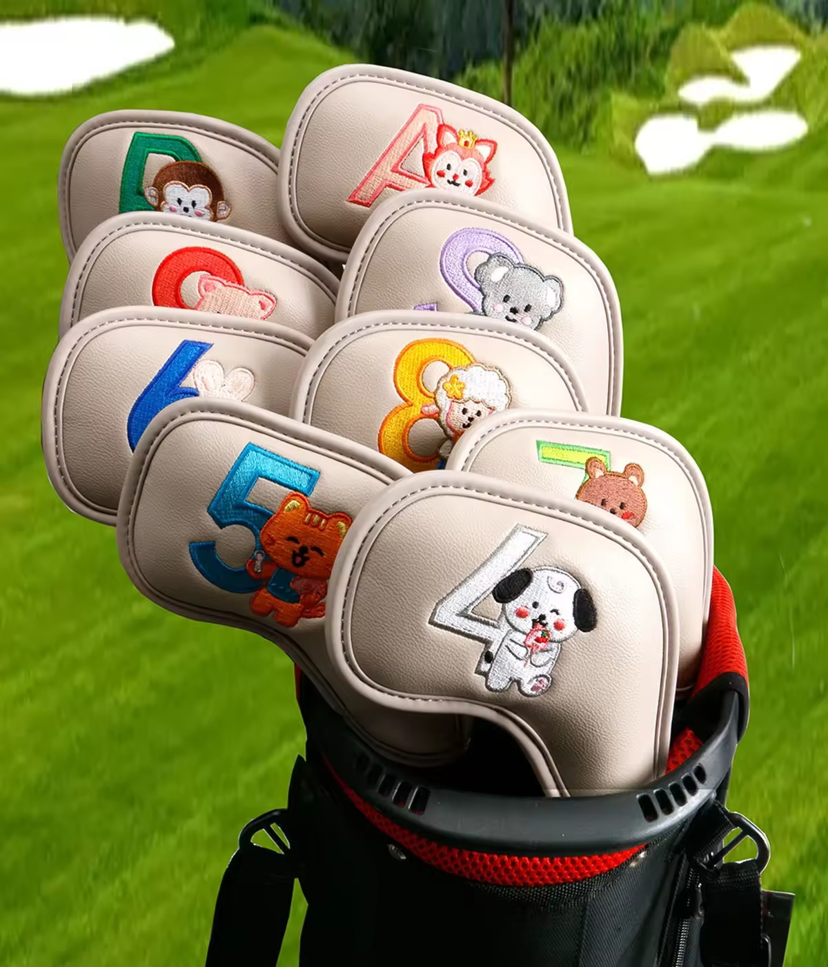 9Pcs Cute Cartoon Animal Golf  - Golf Equipment Deals incelemesi ve fiyatı