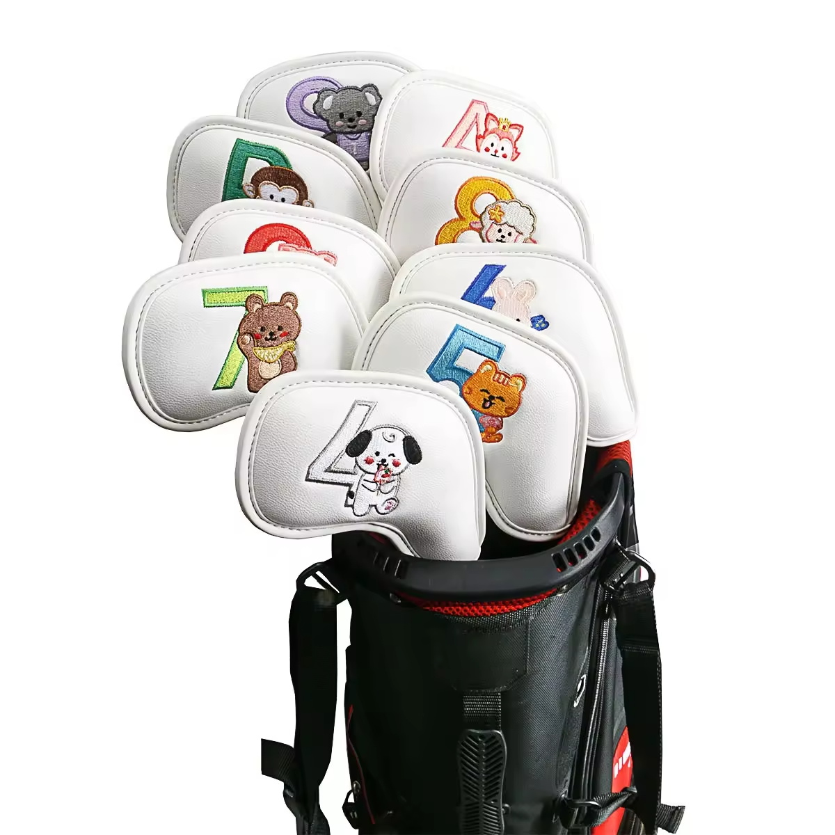 9Pcs Cute Cartoon Animal Golf  - Golf Equipment Deals incelemesi ve fiyatı
