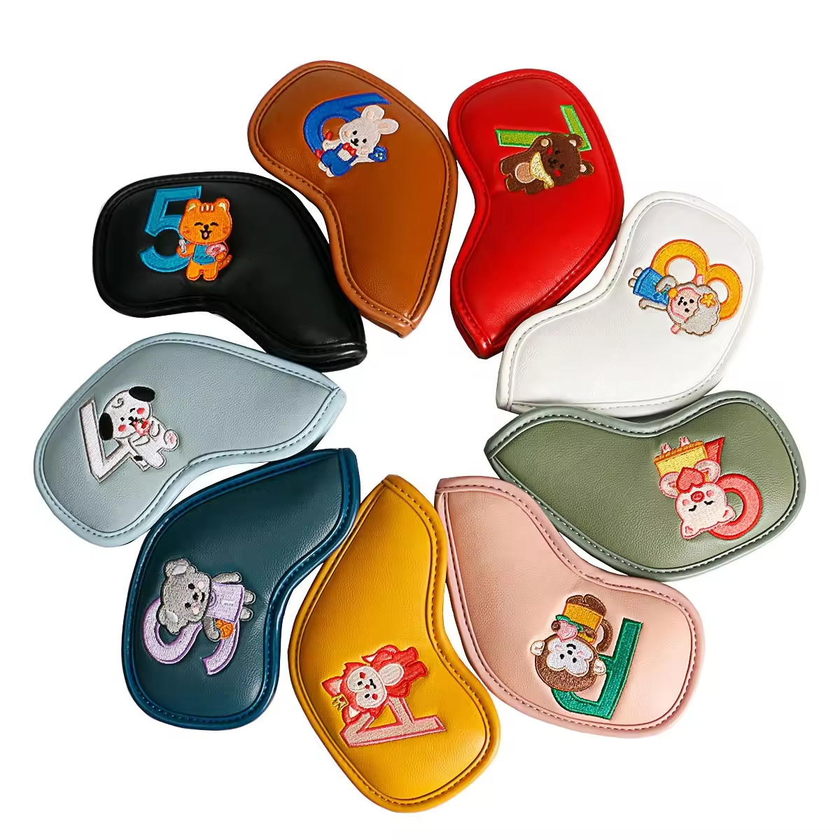 9Pcs Cute Cartoon Animal Golf  - Golf Equipment Deals incelemesi ve fiyatı