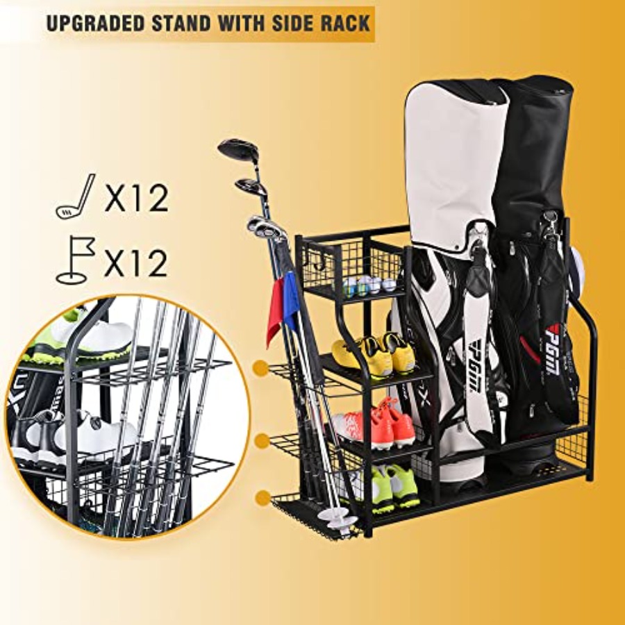 Golf Bag Garage Storage Organi - Golf Equipment Organizer For Garage incelemesi ve fiyatı