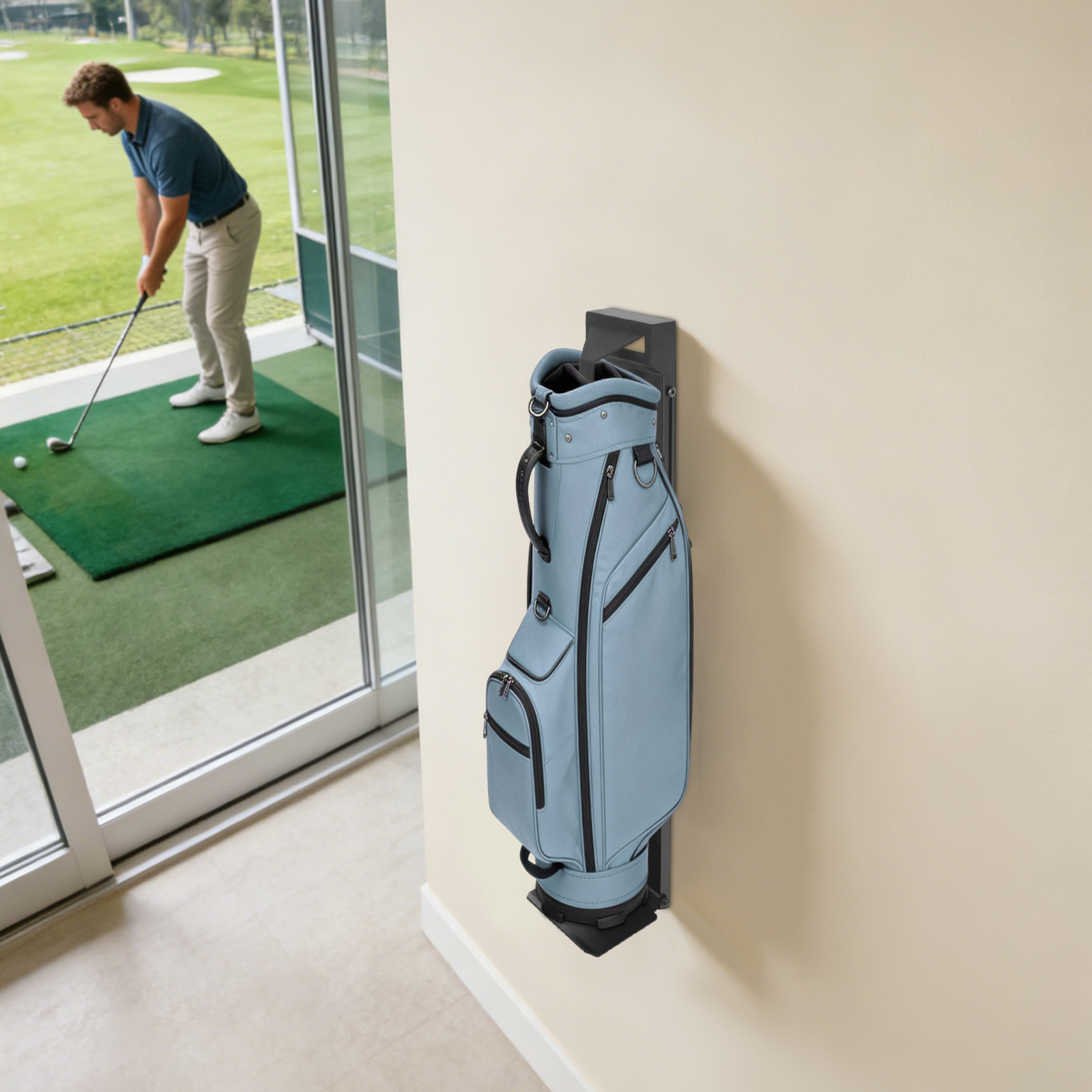 Wall Mount Golf Bag Holder Stu - Golf Equipment Organizer For Garage incelemesi ve fiyatı