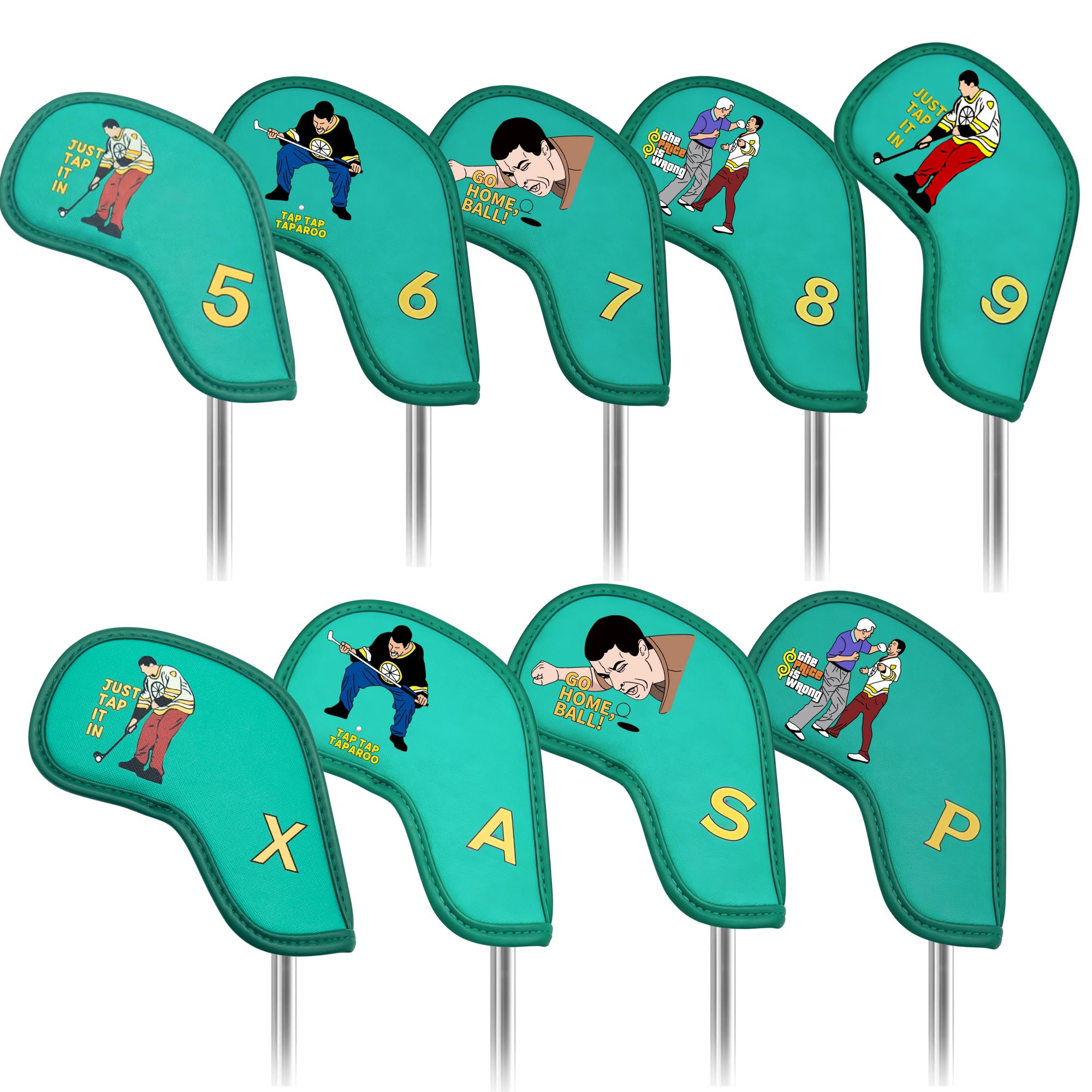 9 pcs Golf Iron Covers with Fu - Golf Equipment Deals incelemesi ve fiyatı