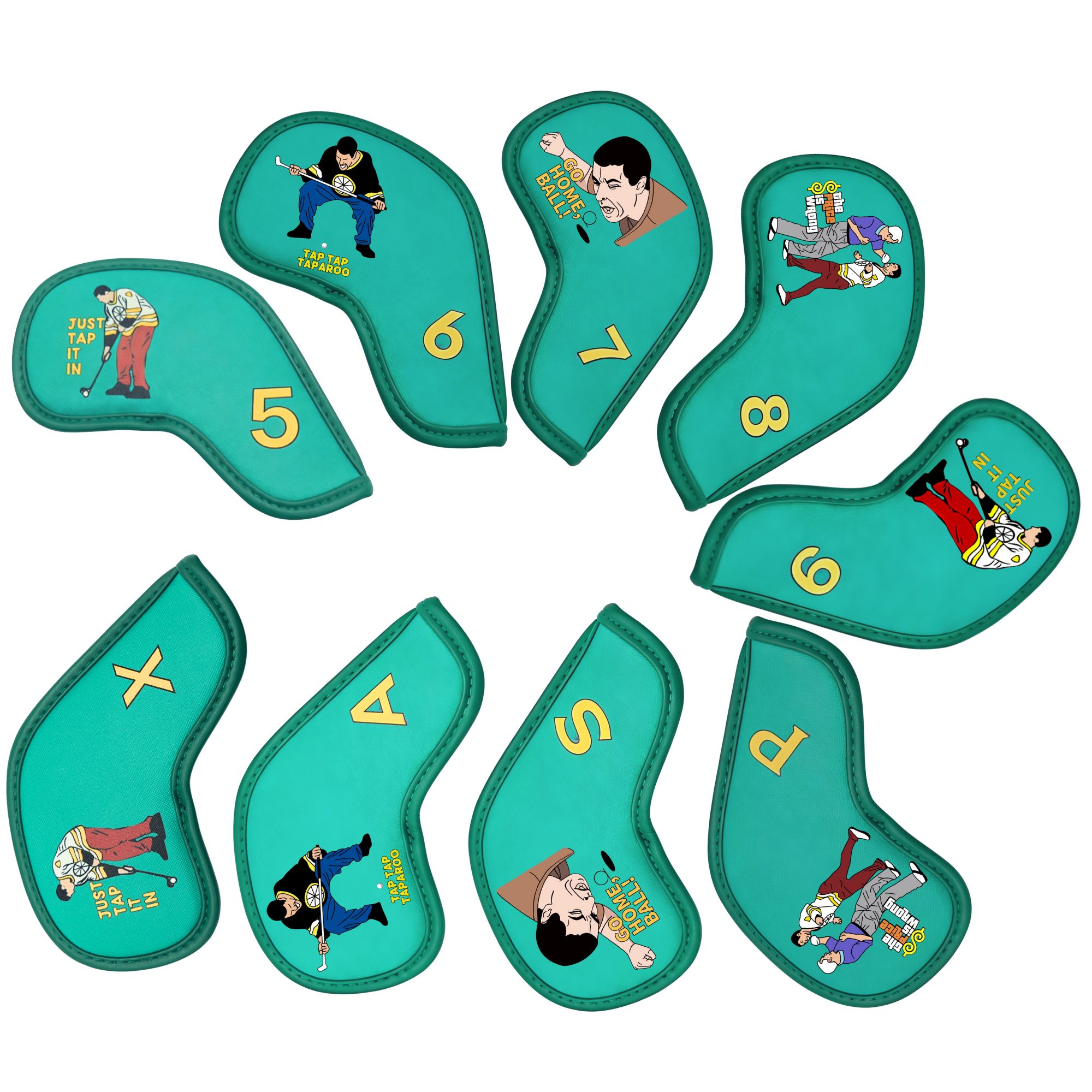 9 pcs Golf Iron Covers with Fu - Golf Equipment Deals incelemesi ve fiyatı