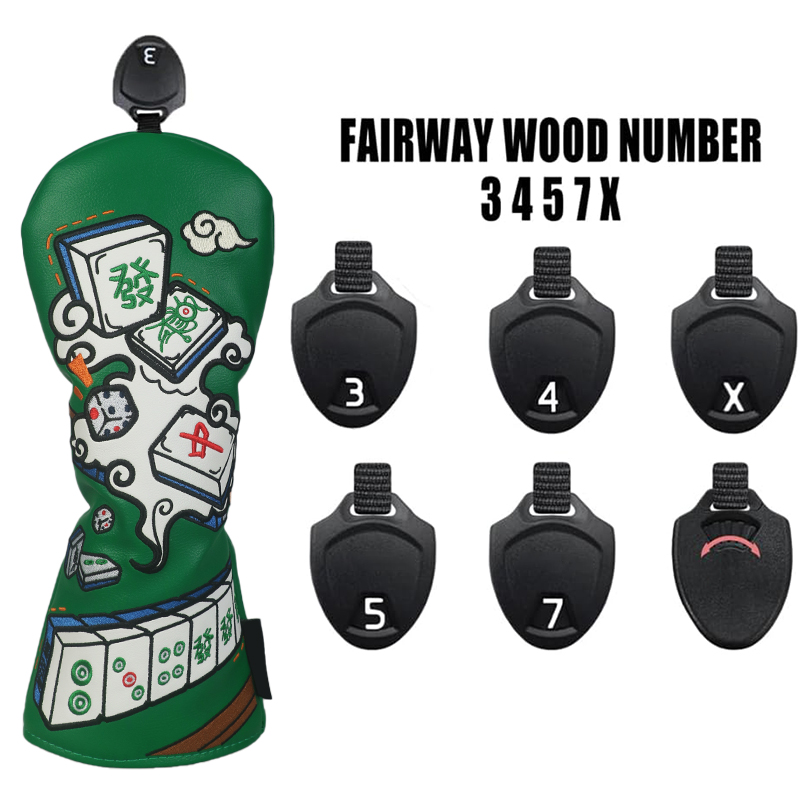 Golf Club Cover, Mahjong Style - Golf Equipment Deals incelemesi ve fiyatı
