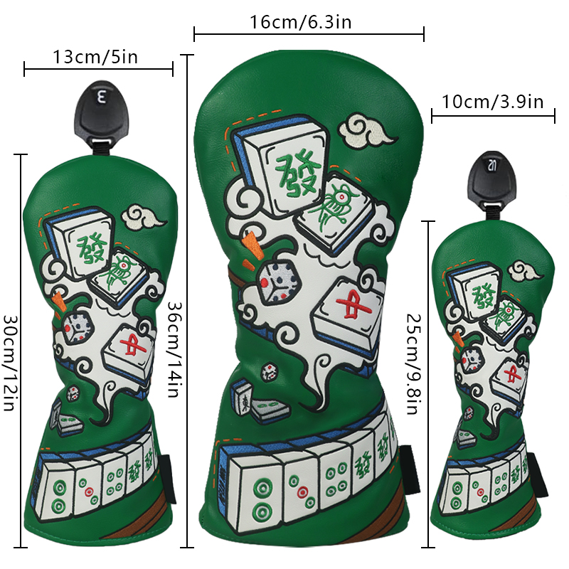 Golf Club Cover, Mahjong Style - Golf Equipment Deals incelemesi ve fiyatı