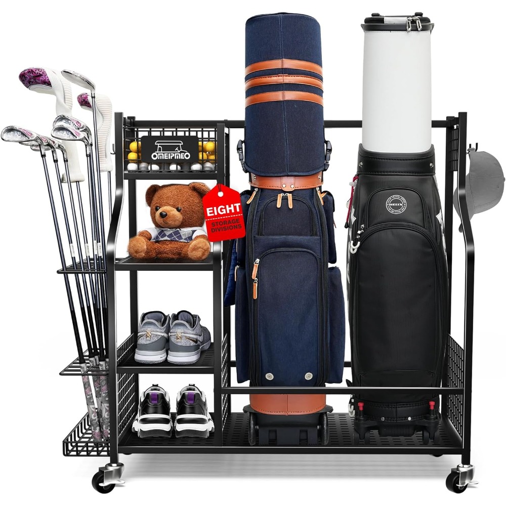 US Shipping Golf Bag Storage R - Golf Equipment Organizer For Garage incelemesi ve fiyatı